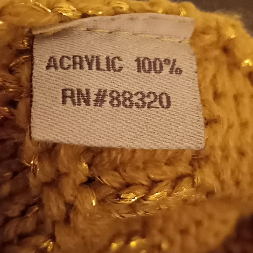 C.C. Exclusives Gold Chunky Winter Hat